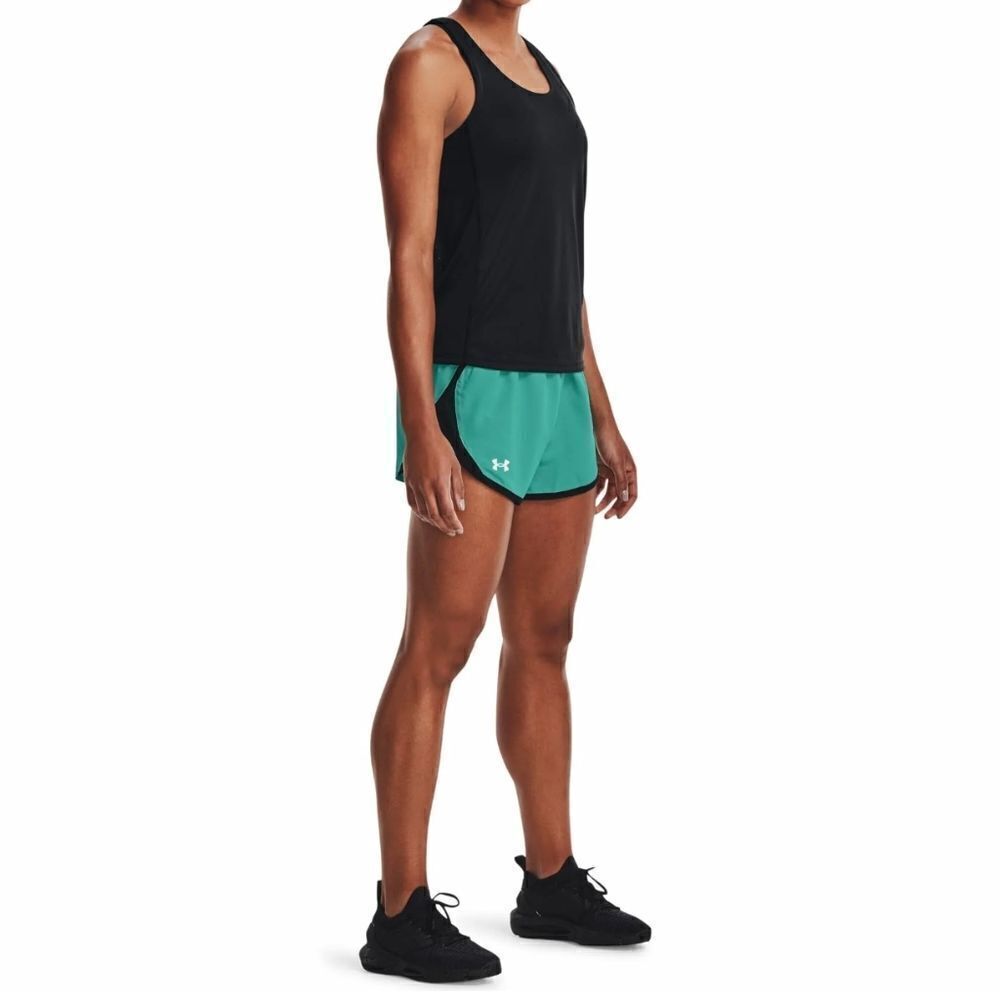 Under Armour Women's Athletic Shorts - Teal and Black